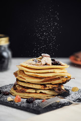 Colazione americana con pancake