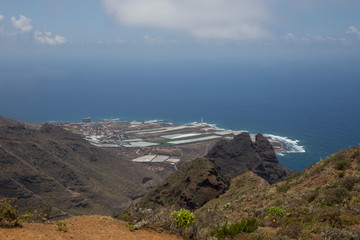 Fototapeta na wymiar Punta del Hidalgo desde Chinamada, Tenerife