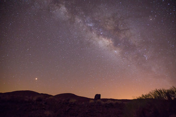 Vía láctea en el parque nacional del Teide, Tenerife