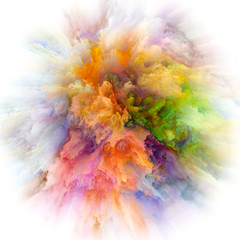 Fototapeta premium Synergie eksplozji rozbryzgów kolorów