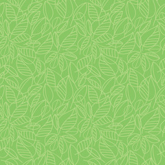 Groene bladeren naadloos patroon
