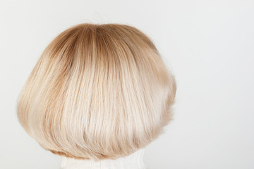 Fototapeta premium Blonde female hairstyle
