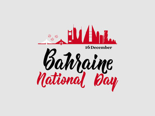 Bahrain National Day Background. National Day Poster or Banner.