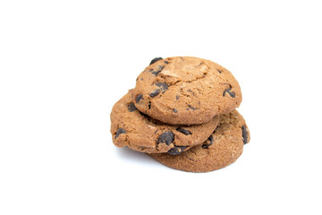 Cookie, Chocolate Cookies isolated