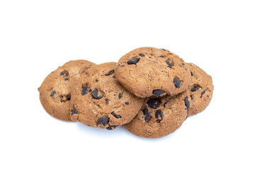 Cookie, Chocolate Cookies isolated