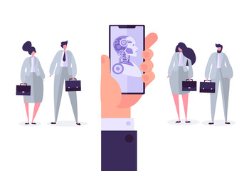 Artificial intelligence concept