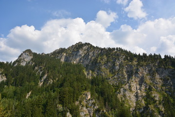 view of the mountains