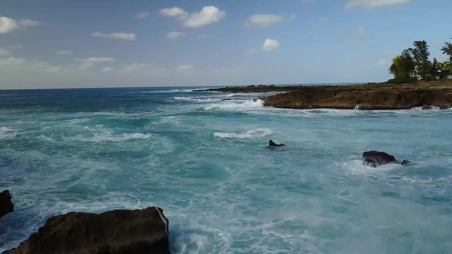 Oahu Hawaii North Shore Coast by Drone 