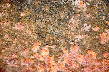 Rust texture on metal for grunge background