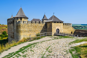 Fototapeta na wymiar The Khotyn Fortress. Ukraine.