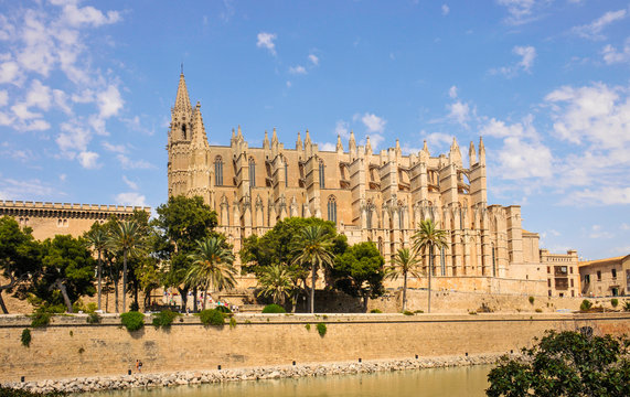 Palma Cathedral In Mallorca