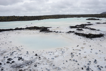 Landschaft an der blauen Lagune 