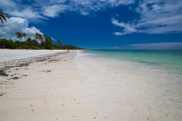 Zanzibar, landscape sea, white sand