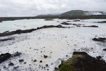 Landschaft an der blauen Lagune 