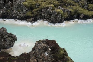 Landschaft an der blauen Lagune 