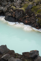 Landschaft an der blauen Lagune 