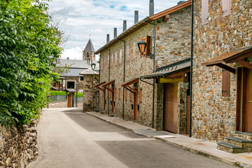 Stone village town of Saneja, Spain