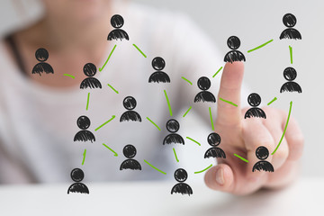 group network in hand
