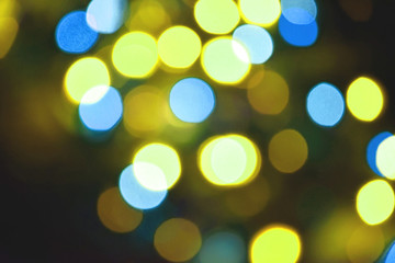 Christmas lights background. Colorful lights