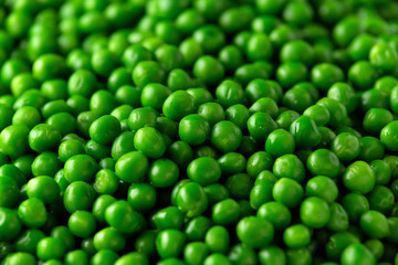 Green Peas color food texture, background, clouseup.