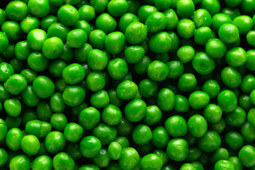 Green Peas color food texture, background, clouseup.