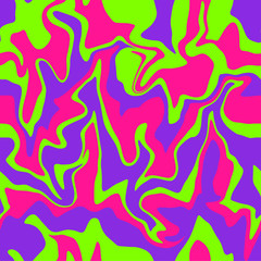 Liquid bright trendy seamless pattern. Fashion pattern.