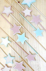 Christmas stars wooden