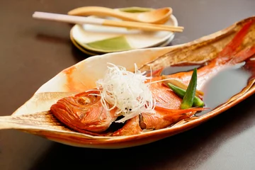 Fotobehang 金目鯛の煮付け © taka