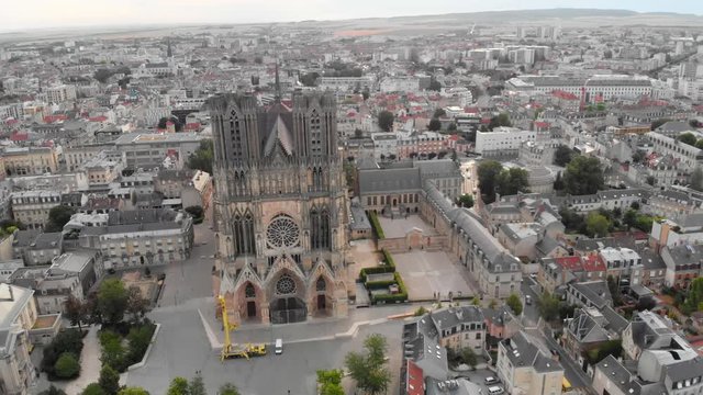 Arras cathedral from above