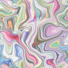 Marble seamless pattern in neon brightful colors.
