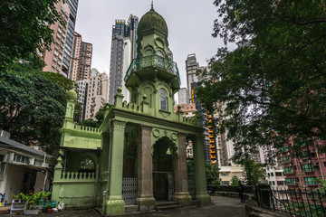 Jamia Mosque is located at Mid-levels area and is the oldest mosque in Hong Kong, built in 1890