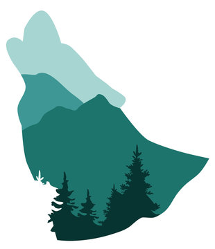 Vector Wolf Animal