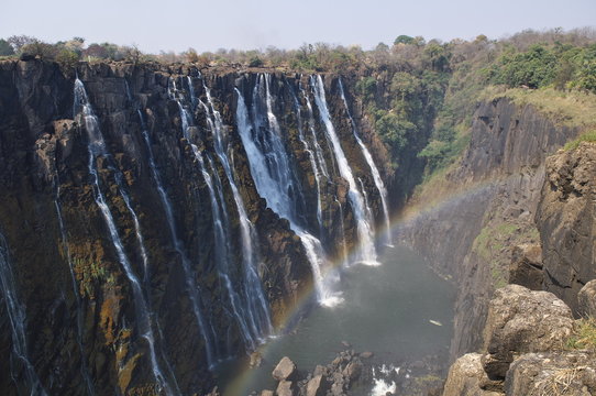 ヴィクトリアの滝（ザンビア）