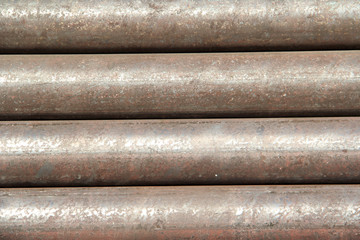 Oxidation rust steel pipe