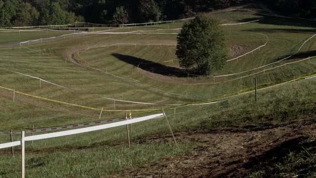 Course layout for a motorcycle enduro race in West Virginia.