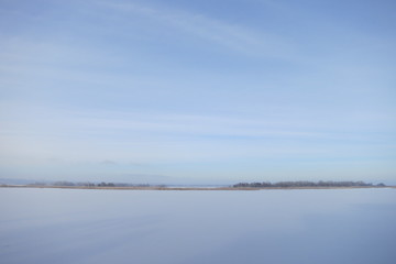 Obraz premium lake in winter