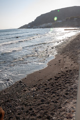Akrotiri archaeological dig Santorini