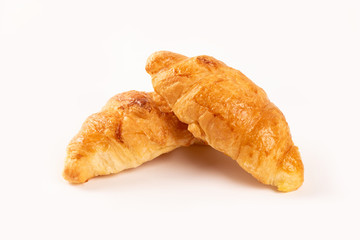 Croissant isolated on white background