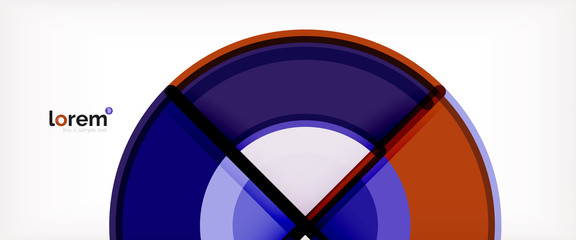 Modern geometric abstract background