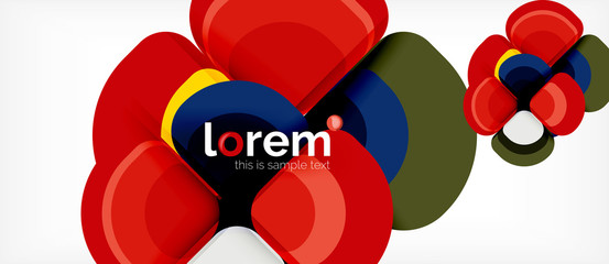 Geometric modern abstract background