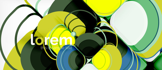 Geometric modern abstract background