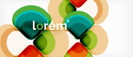 Geometric modern abstract background