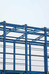 Factory steel framework