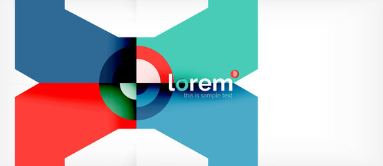 Abstract round elements composition background, organic design