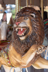 carousel with lion