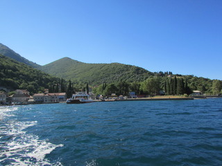 View of Kotor Bay, Adriatic sea, Montenegro