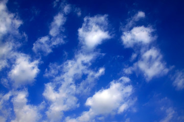 blue sky and white clouds