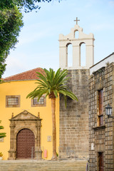 Fototapeta premium On the street in the old town of Garachico.Tenerife. Canary Islands..Spain