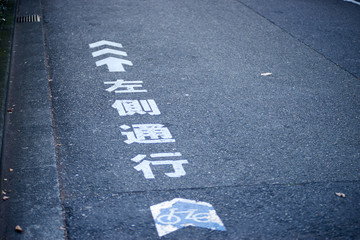 道路・自転車通行帯