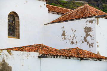 On the street in the old town of Garachico.Tenerife. Canary Islands..Spain